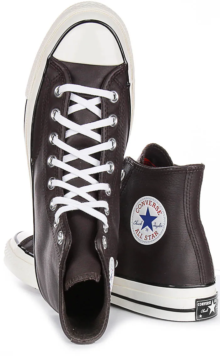 Converse Chuck 70s A10154C High Tope In Brown Leather