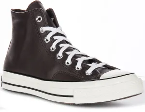 Converse Chuck 70s A10154C High Tope In Brown Leather
