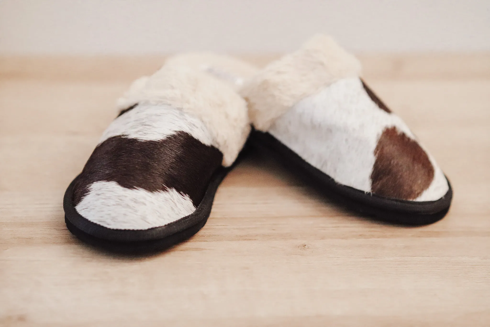 Cowhide Slippers