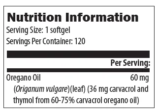 Designs For Health Oil of Oregano 120's