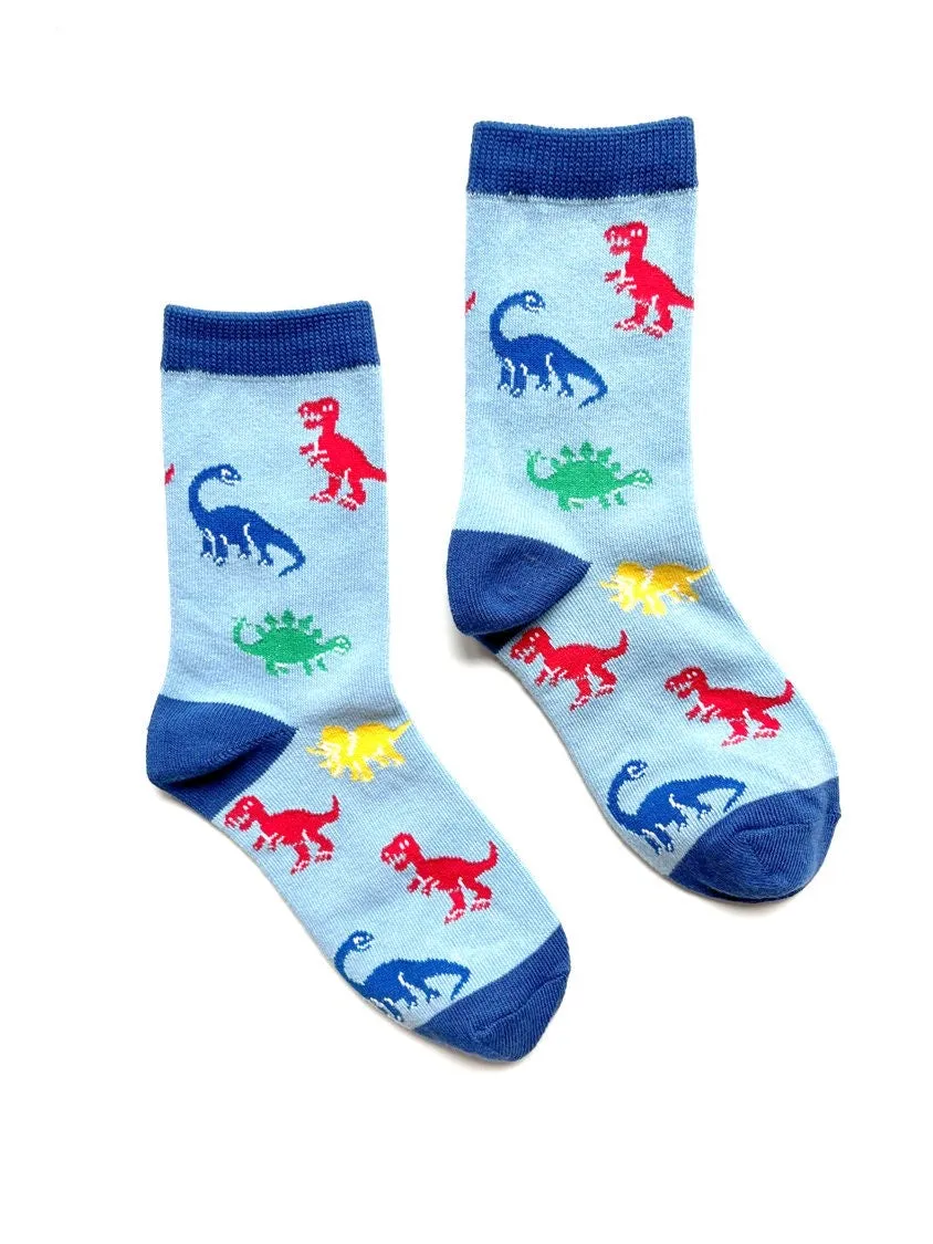 Dinosaur Kids Crew Socks