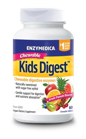 Enzymedica Kids Digest - Fruit Punch (60 Chewable Tablets)