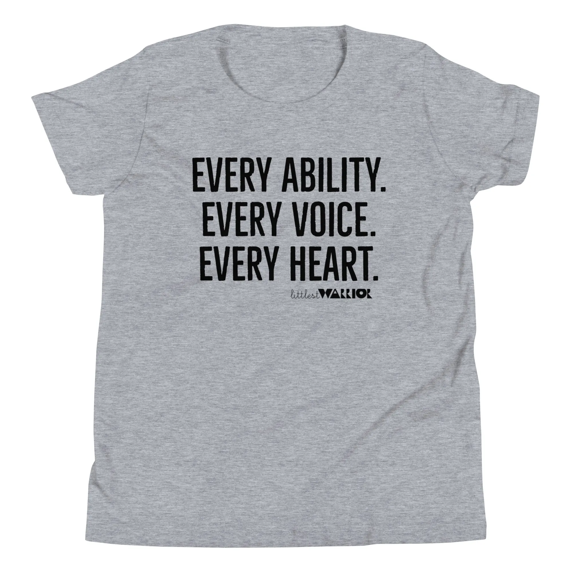 Every Ability. Every Voice. Every Heart. Youth Short Sleeve Tee