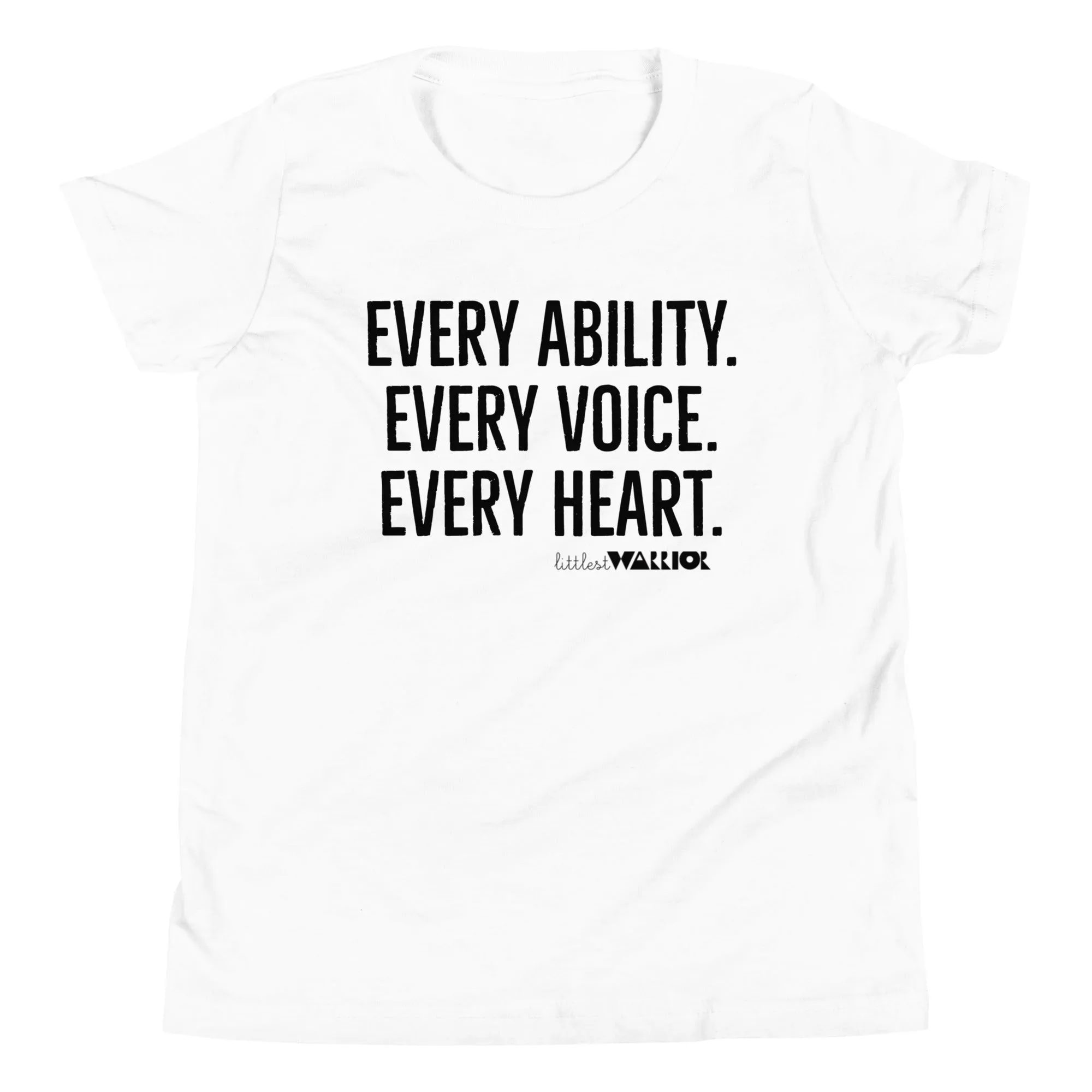 Every Ability. Every Voice. Every Heart. Youth Short Sleeve Tee