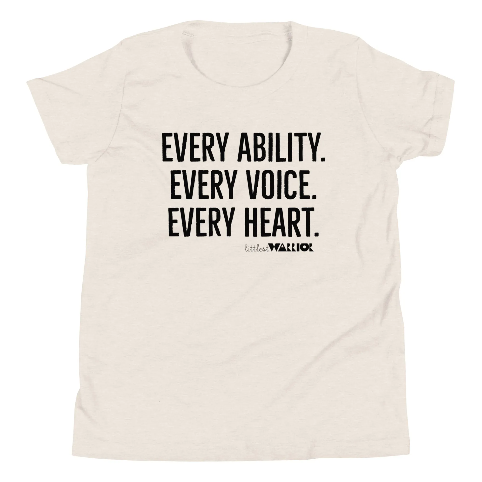 Every Ability. Every Voice. Every Heart. Youth Short Sleeve Tee