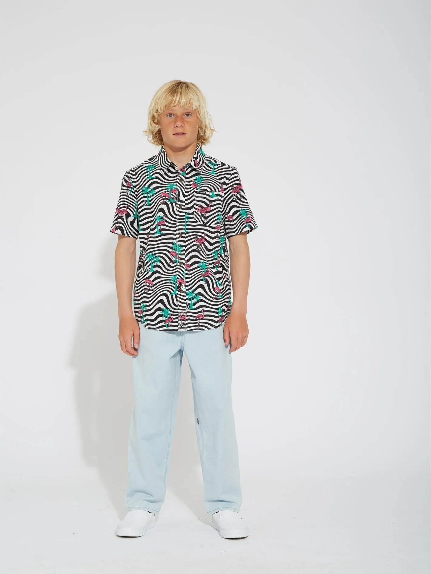 Flamingbros Shirt - WHITE - (KIDS)