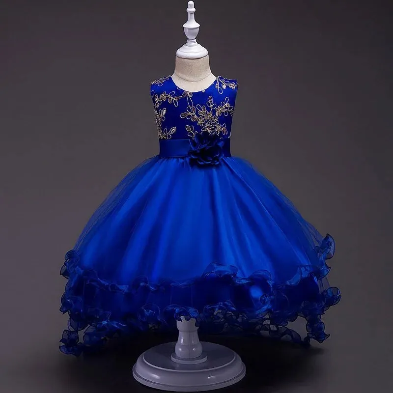 Floral Tulle Kid Dress