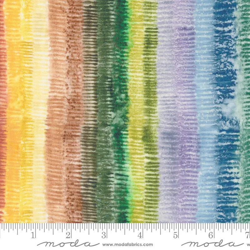Floribunda by Moda Fabrics THAT 70'S FLOW STRIPE/RAINBOW