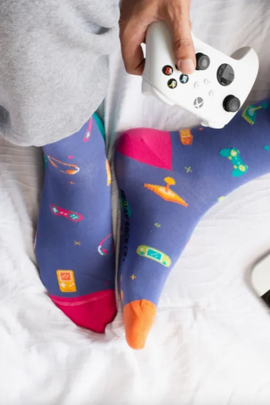 Friday Socks - Mens Mismatched Socks | Video Games