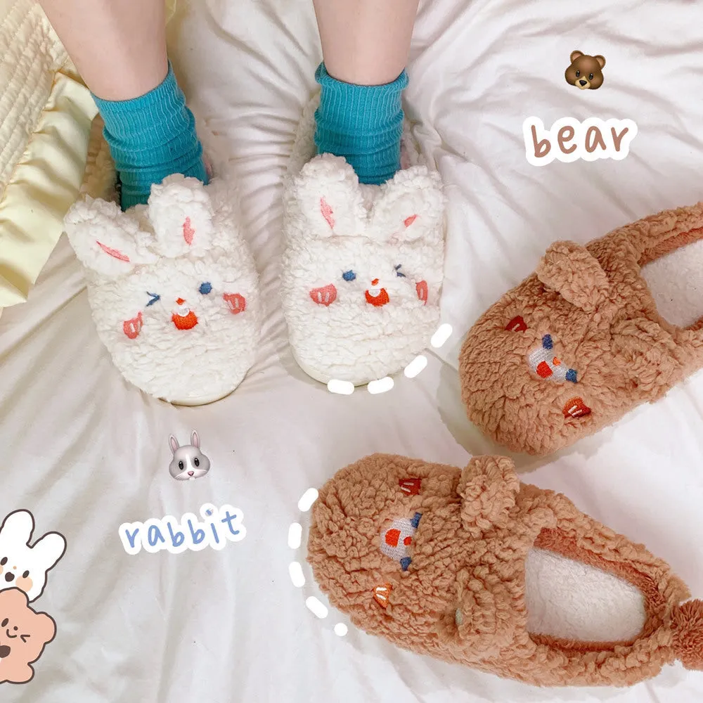 Furry Animal Slippers