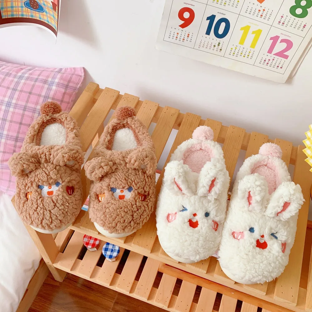 Furry Animal Slippers