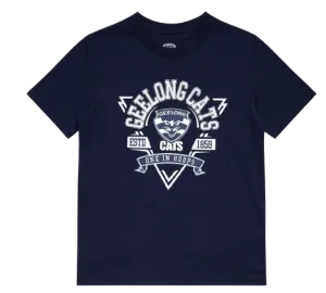 Geelong Cats Youths Banner Tee