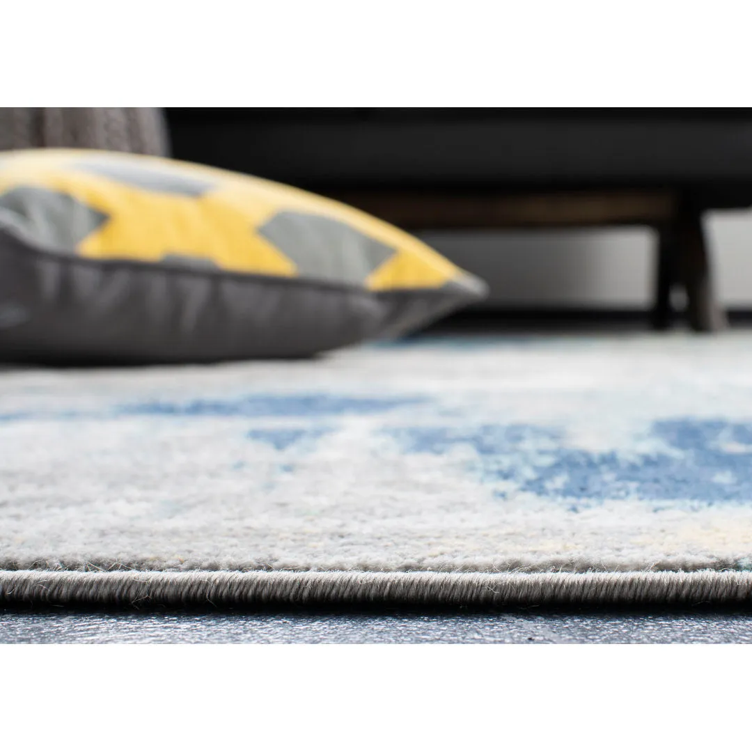 Genessys Performance Abstract Rug 17 Stories Rug Size: Runner 2' x 14'