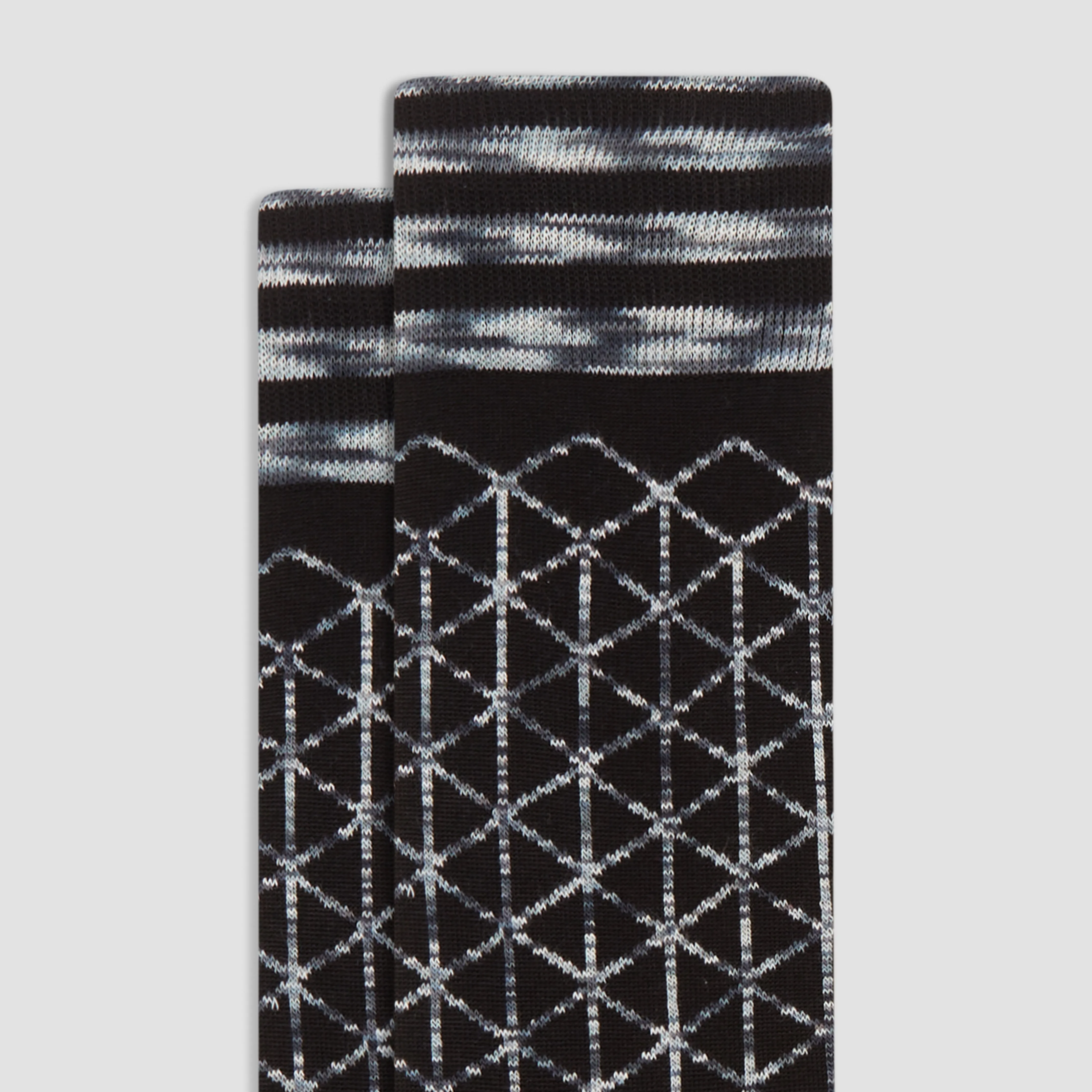 Geometric Mid-Calf Socks
