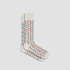 Geometric Mid-Calf Socks