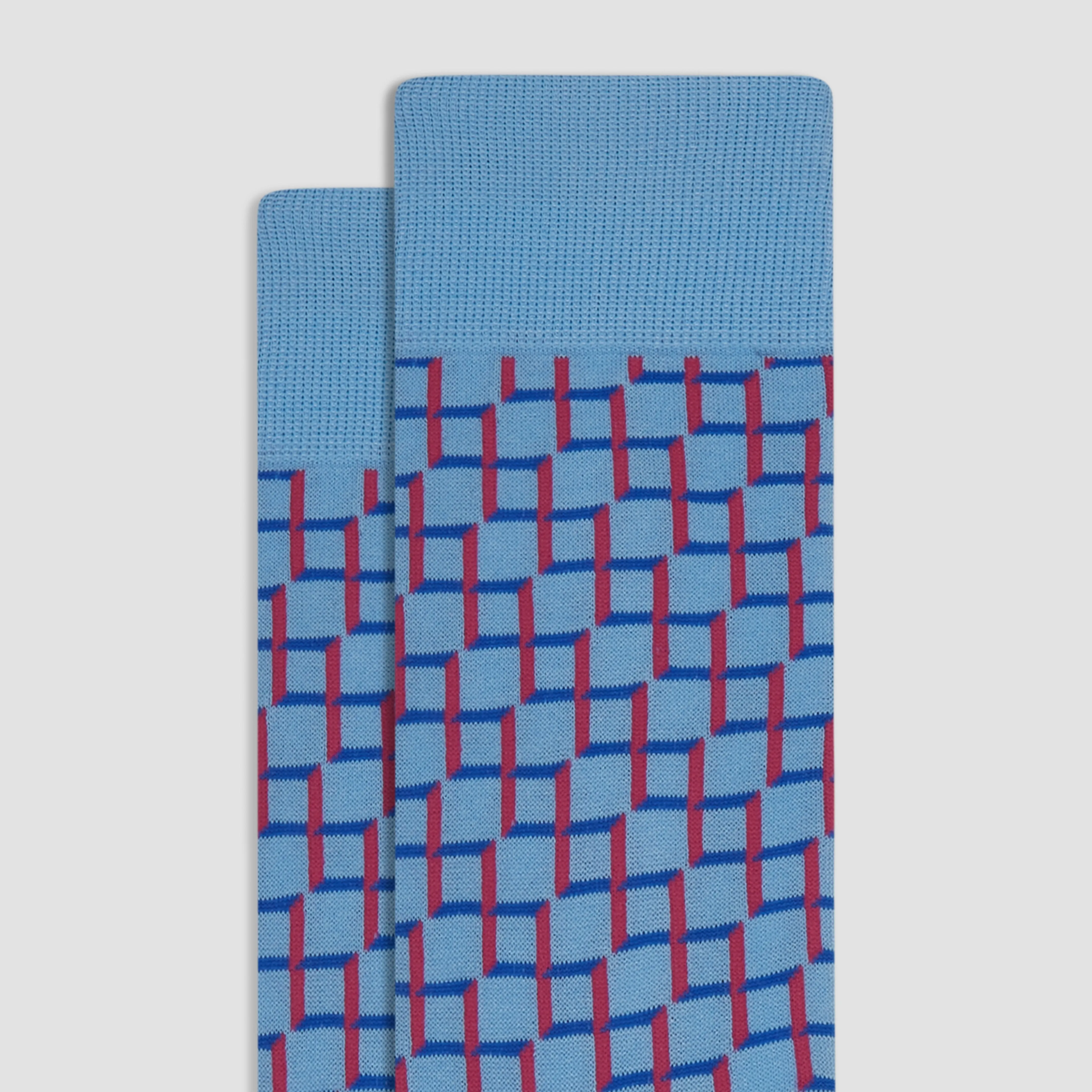 Geometric Mid-Calf Socks