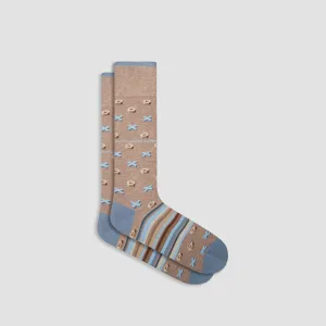 Geometric Mid-Calf Socks