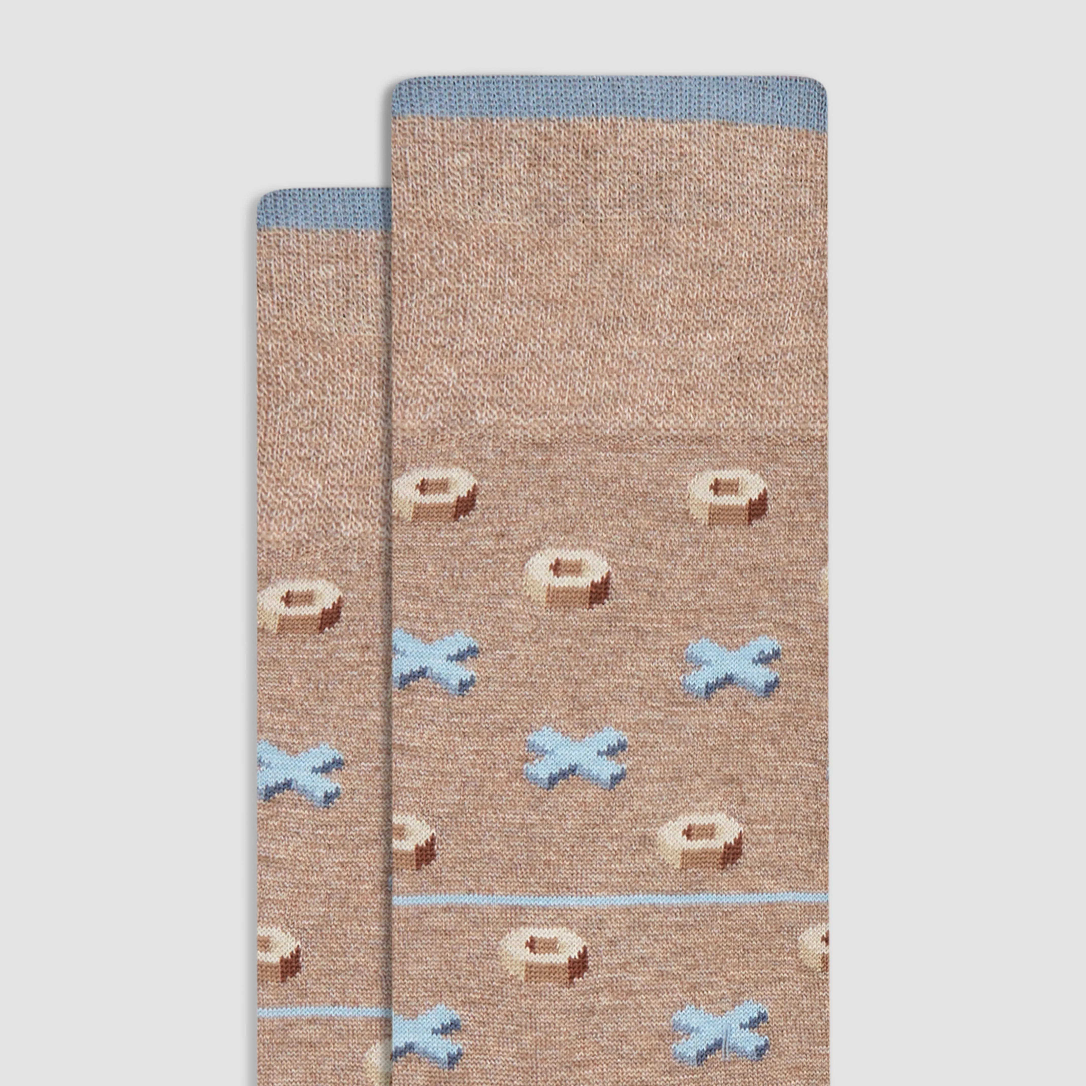Geometric Mid-Calf Socks