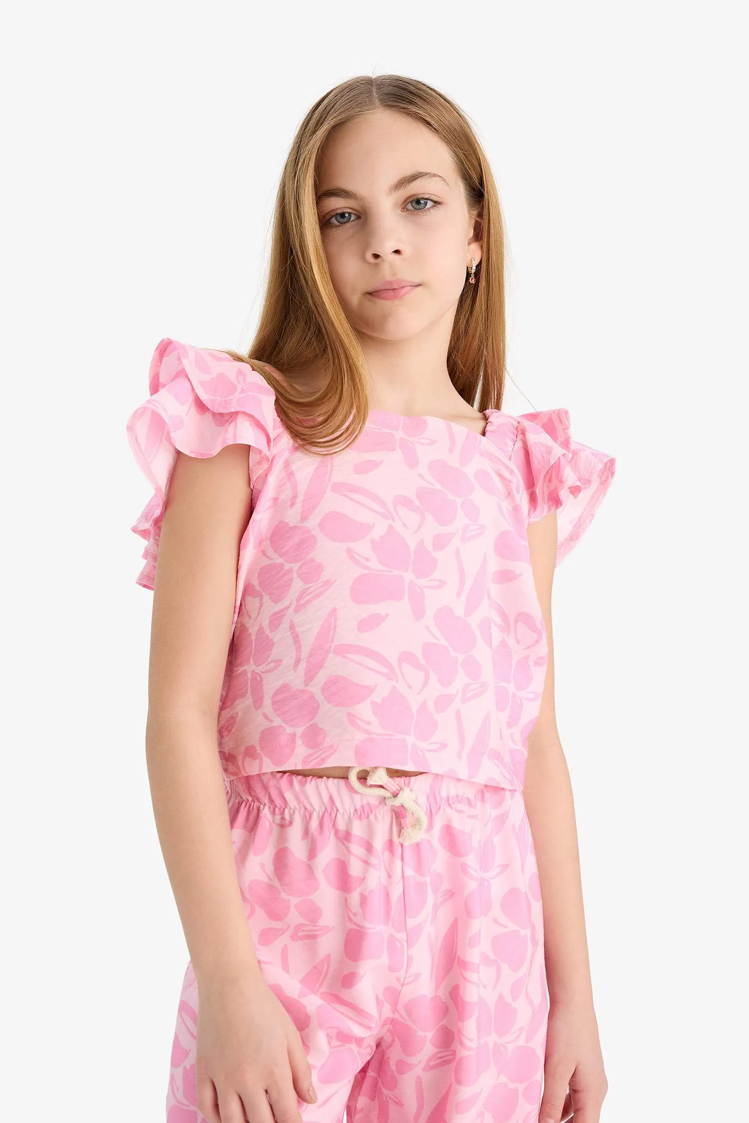 Girl Short Sleeve Blouse