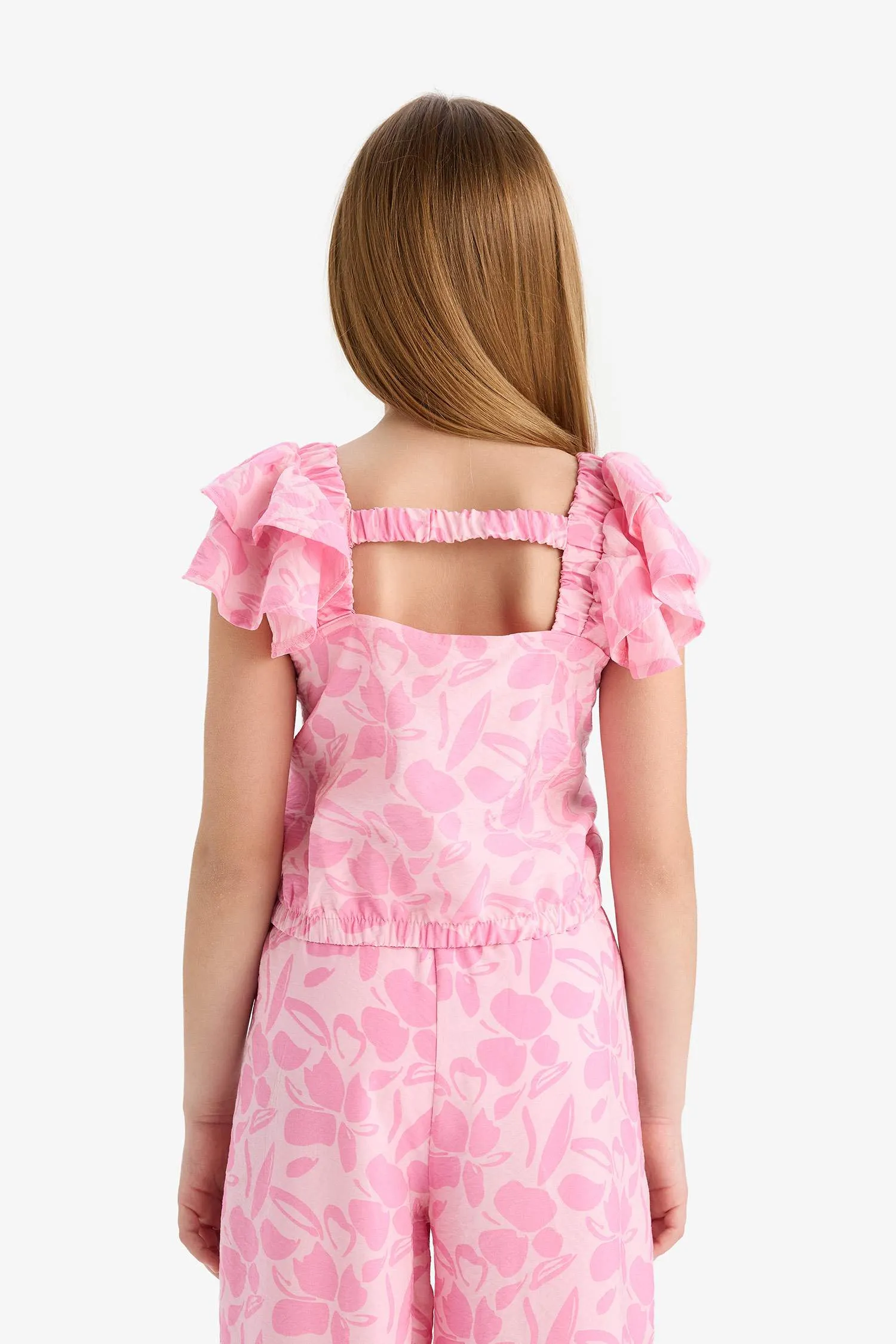 Girl Short Sleeve Blouse