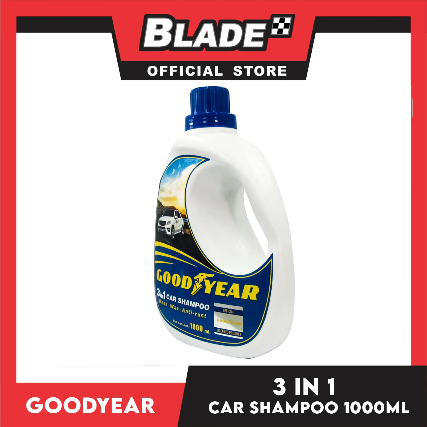 Goodyear 3in1 Car Shampoo 1000ml