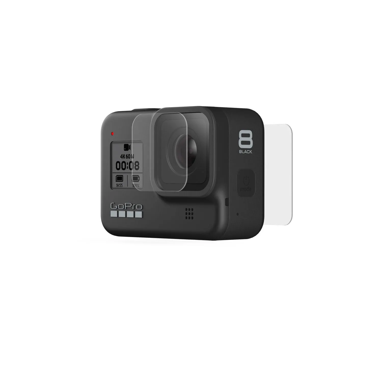 GoPro Hero8 Tempered Glass Lens   Screen Protectors