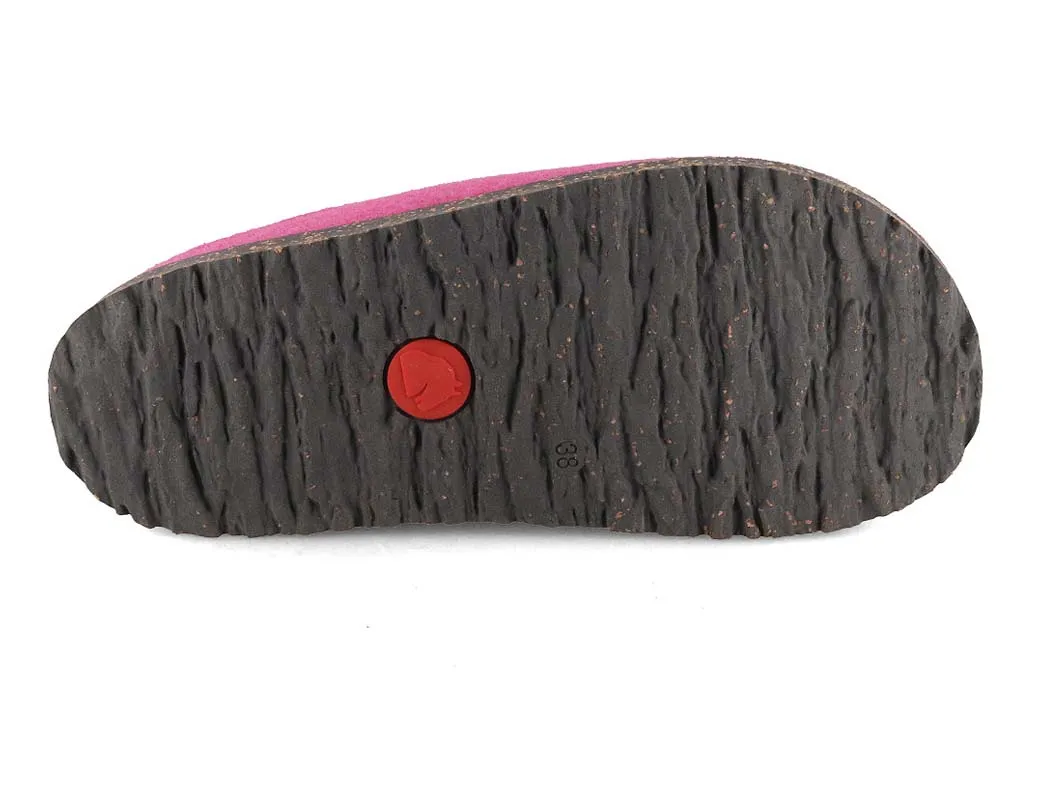 HAFLINGER Women Felt Slippers 'Manhattan', pink