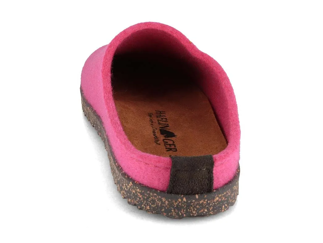 HAFLINGER Women Felt Slippers 'Manhattan', pink