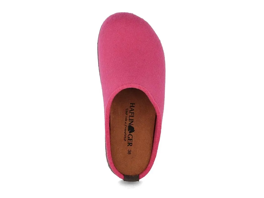 HAFLINGER Women Felt Slippers 'Manhattan', pink