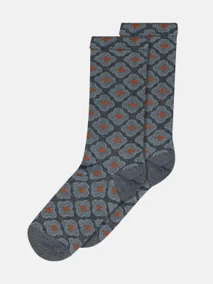 Hella Glitter Socks - Navy