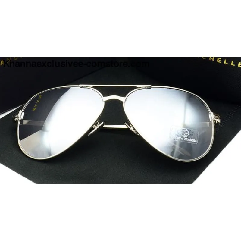 High Quality Women Polarized UV 400 Sunglasses Mirror Pilot Branded Designer Pink Lens Goggles