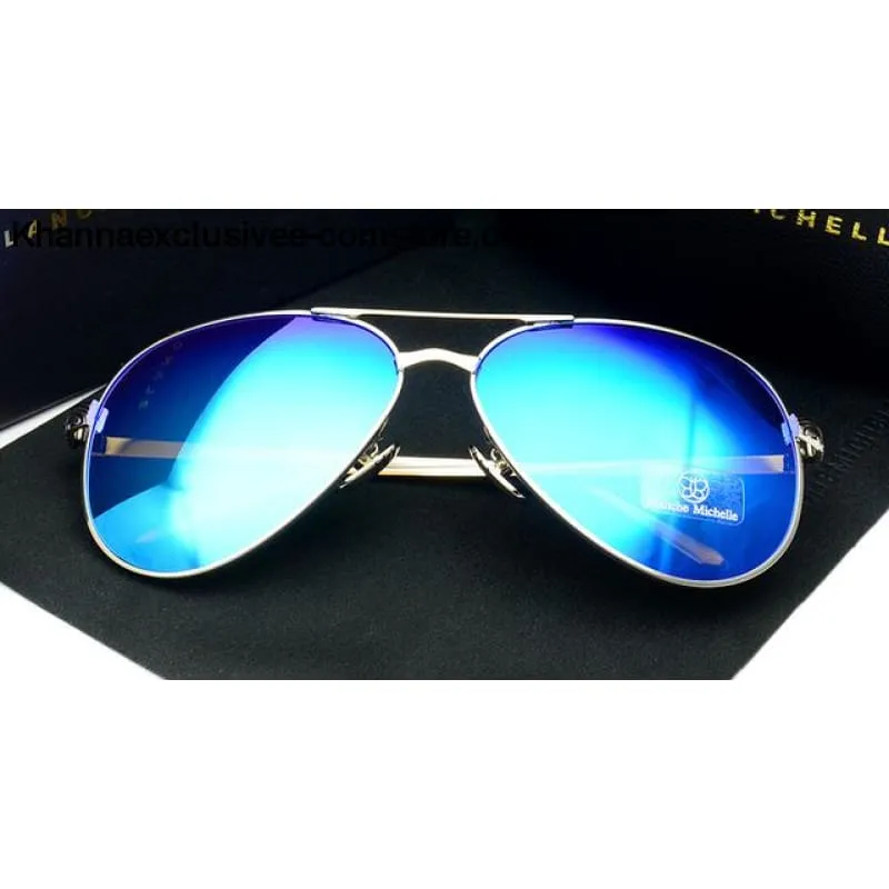 High Quality Women Polarized UV 400 Sunglasses Mirror Pilot Branded Designer Pink Lens Goggles