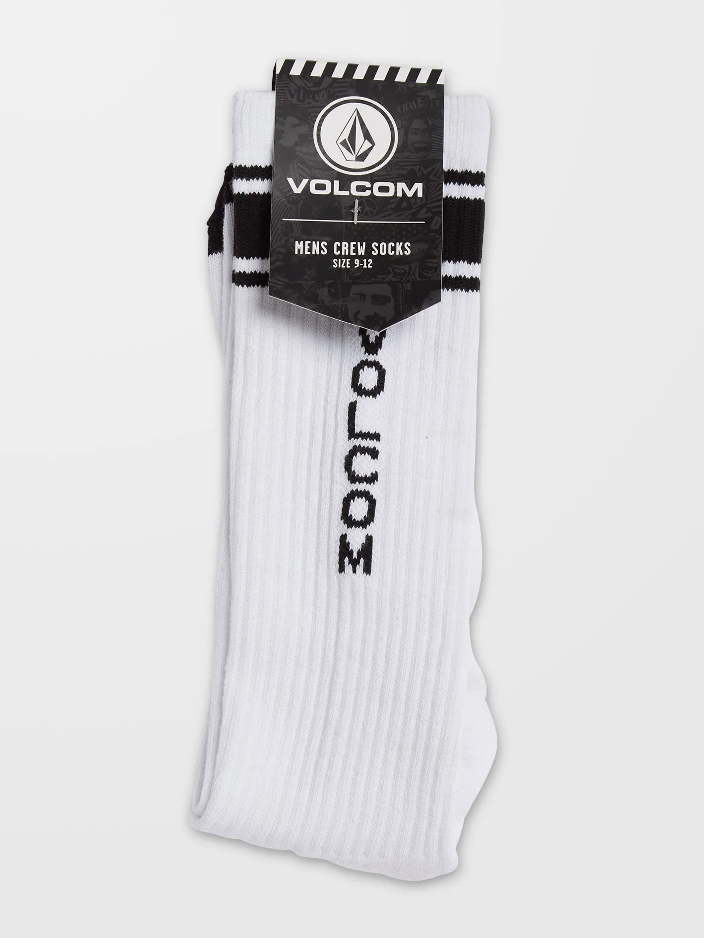 High Stripe Socks - WHITE