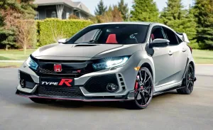 Honda Civic Type R 2023 - 2024 Heat and UV Sun Shade by OC Sun Shade