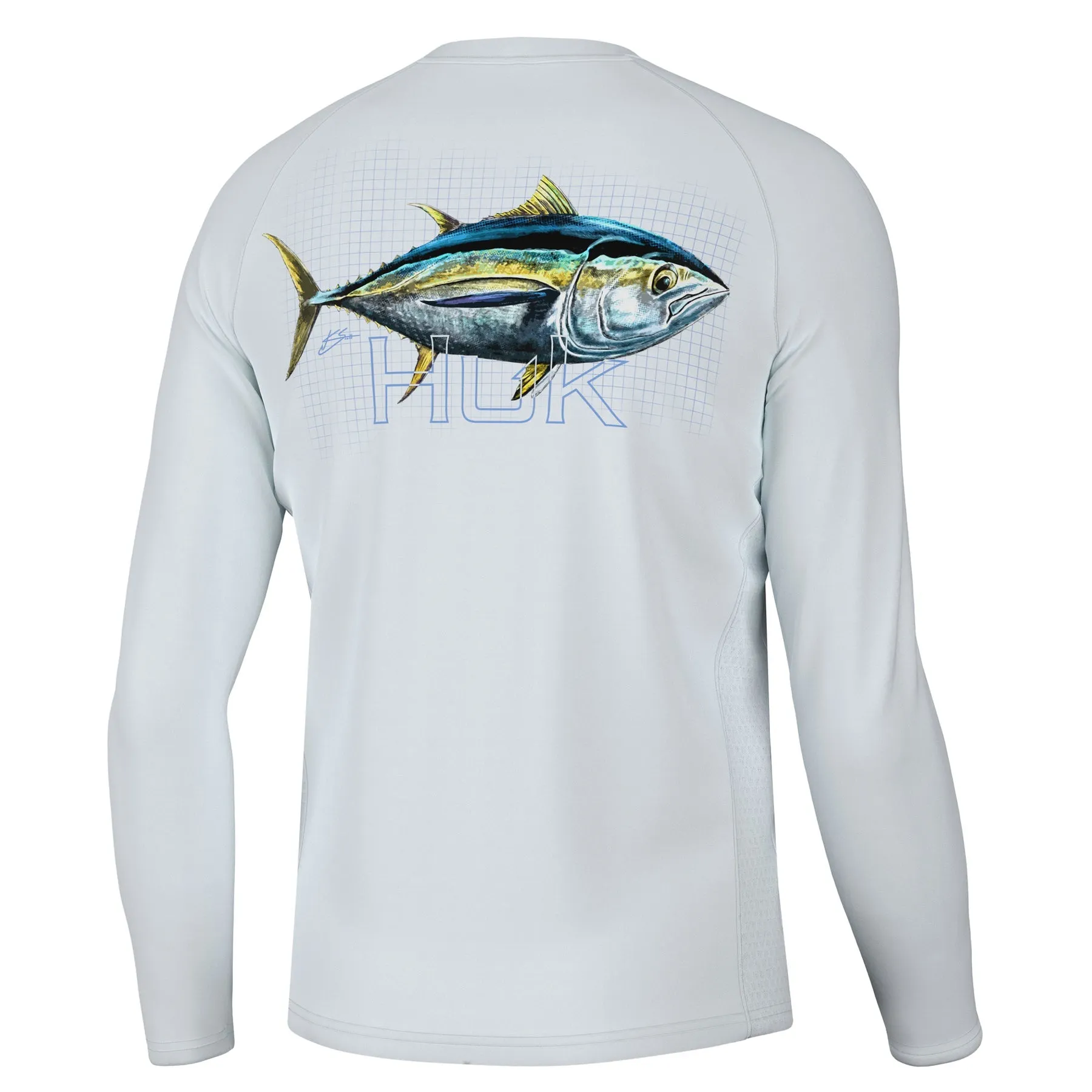 HUK KC Poke Bowl Pursuit Performance Shirt - White