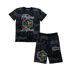 INN-SB1505SK-Kid's Future Legends Tee Shorts Set