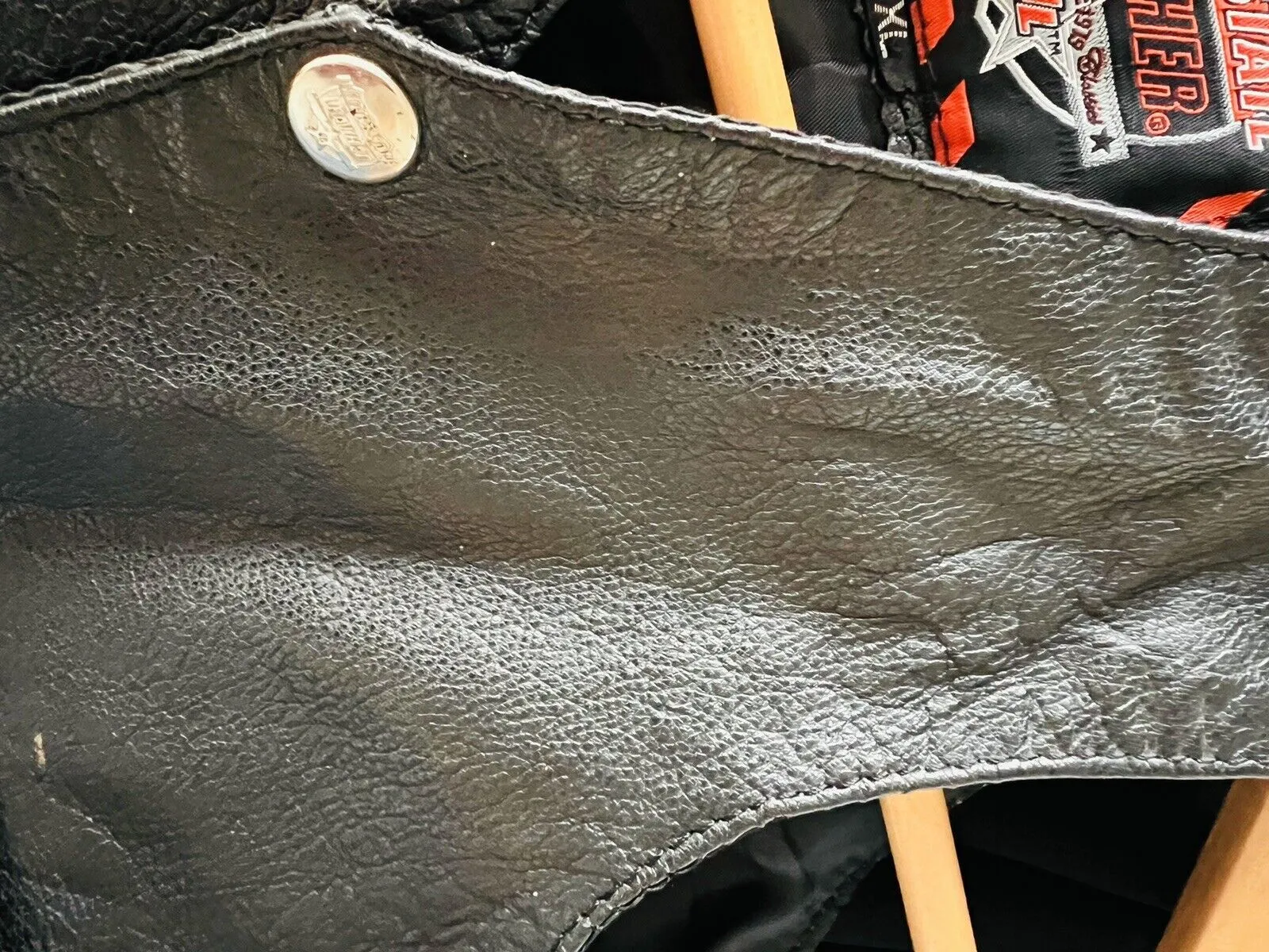 INTERSTATE LEATHER Motorcycle Vest Child/Toddler Sz XL Metal Accents