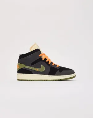 Jordan Air Jordan 1 Mid SE Craft Grade-School