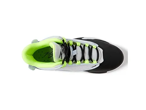 Jordan Girl's Max Aura 4 (Big Kid) Platinum Tint/Black/Volt/Blue Tint 7 Big Kid M
