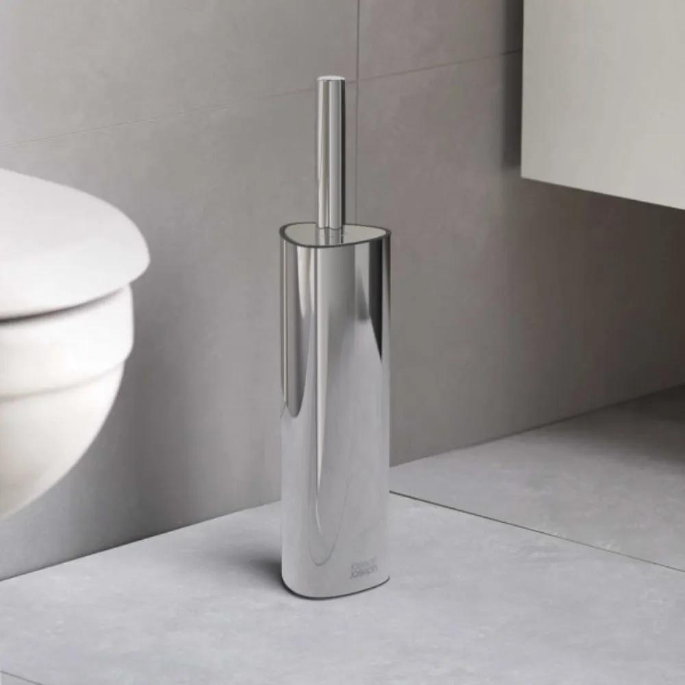 Joseph Joseph Flex 360 Luxe Toilet Brush (Stainless Steel)