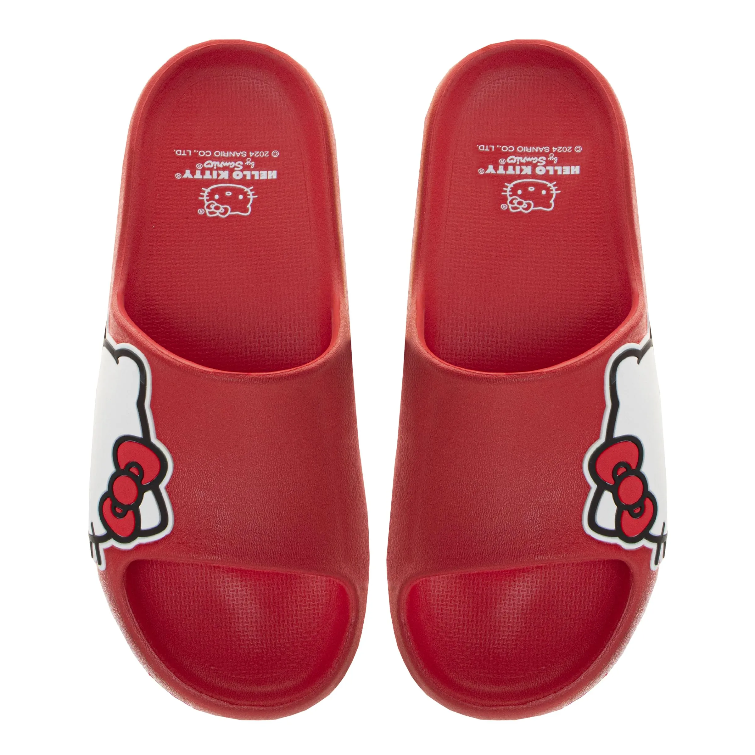 Josmo Hello Kitty Slides Open Toe Sandals - Kids Girls Summer Beach Water Pool Shoes - (Little Kid - Big Kid)