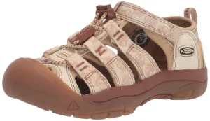 KEEN Newport H2 Closed Toe Water Sandals, Smokey Bear/Smores, 4 US Unisex Big Kid