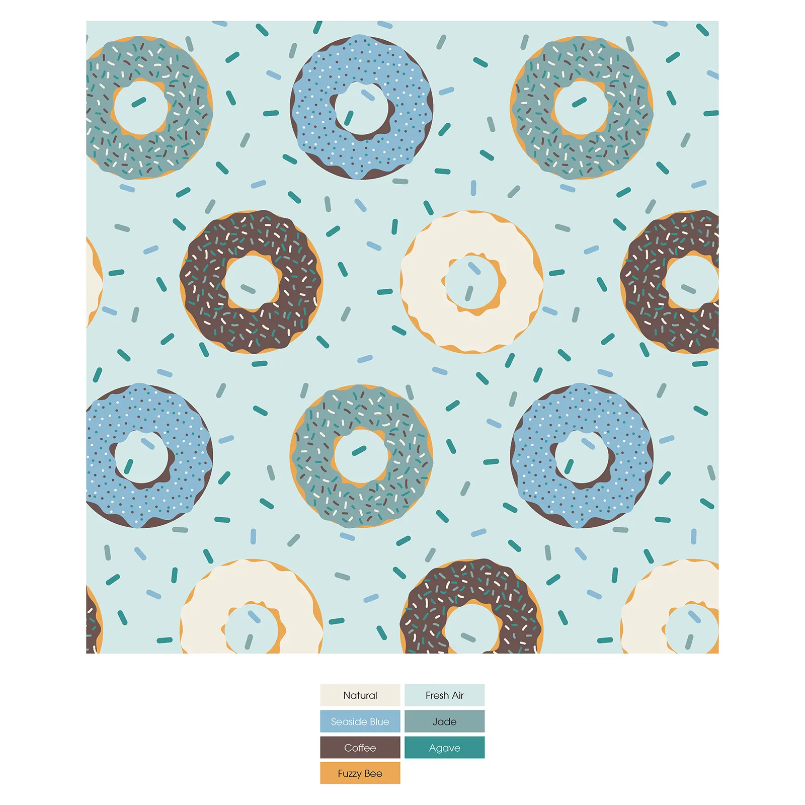 Kickee Pants Boy's Boxer Brief- Fresh Air Donuts and Sprinkles
