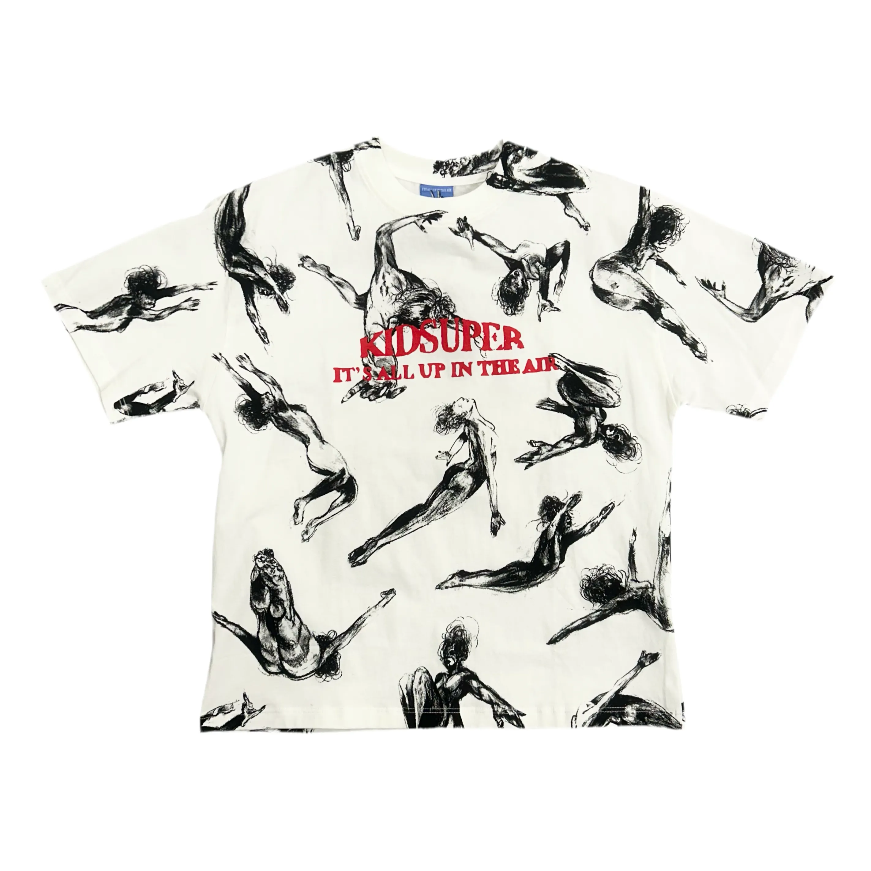 KID SUPER IT’S ALL UP IN THE AIR TEE [WHITE]