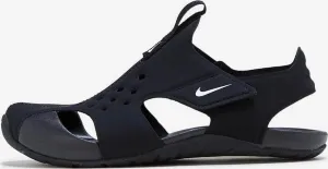 Kids Nike Sunray Protect 2 PS Black 943826-001 Slide Sandal Slippers