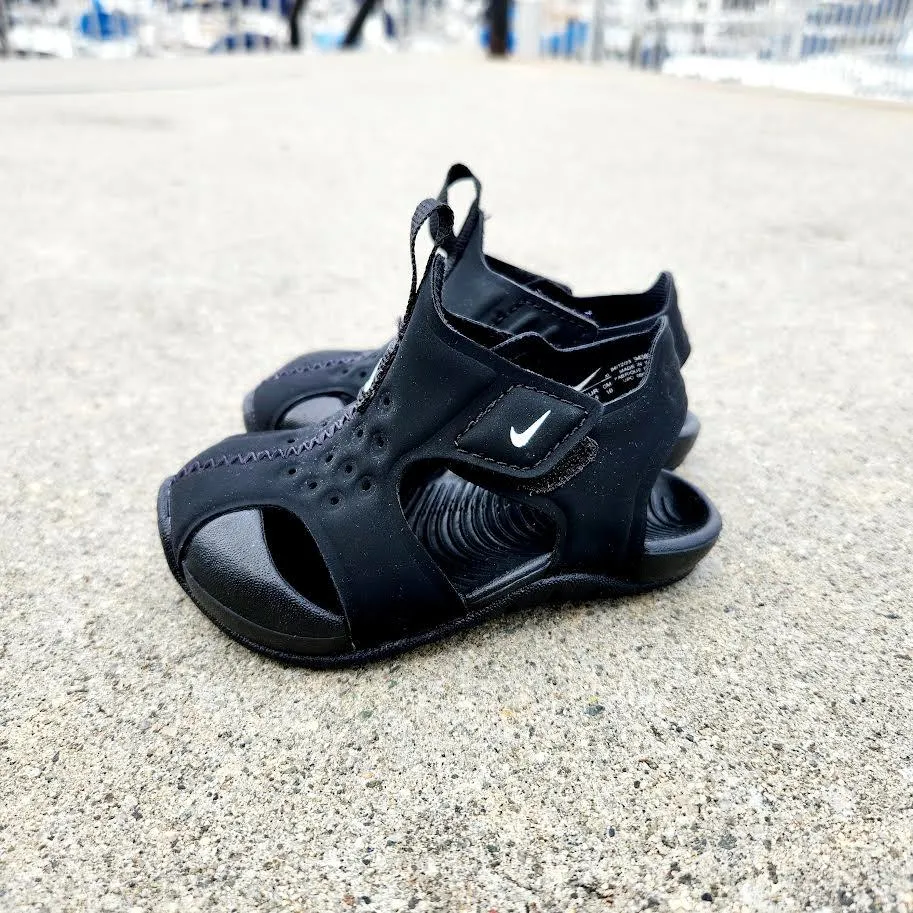 Kids Nike Sunray Protect 2 TD Black Grey 943827-001 Sneakers Shoe Trainers