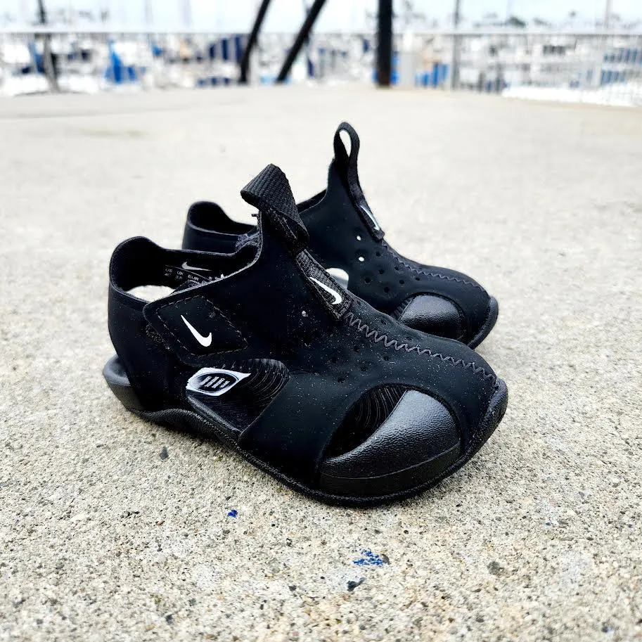 Kids Nike Sunray Protect 2 TD Black Grey 943827-001 Sneakers Shoe Trainers