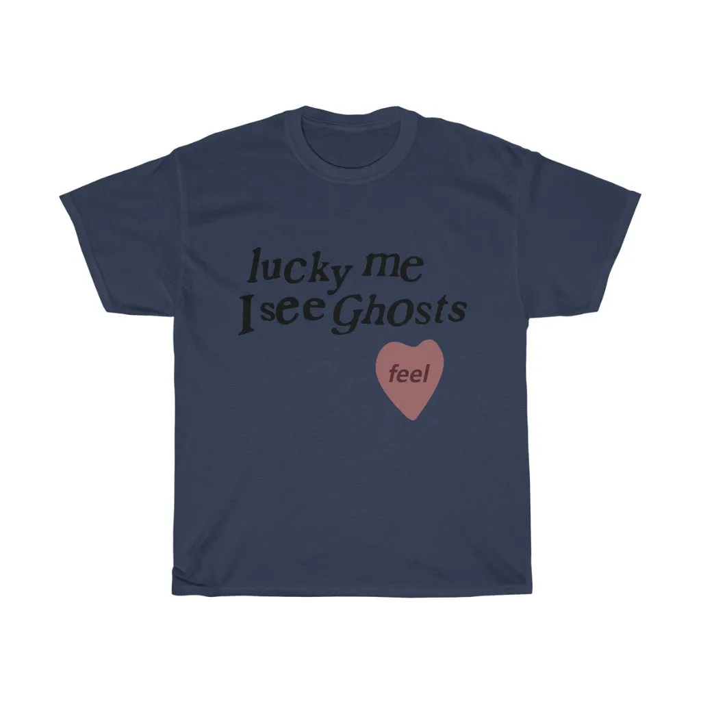 Kids See Ghosts T shirt, Lucky Me I See Ghosts - Kanye West / Kid Cudi Merch Inspired
