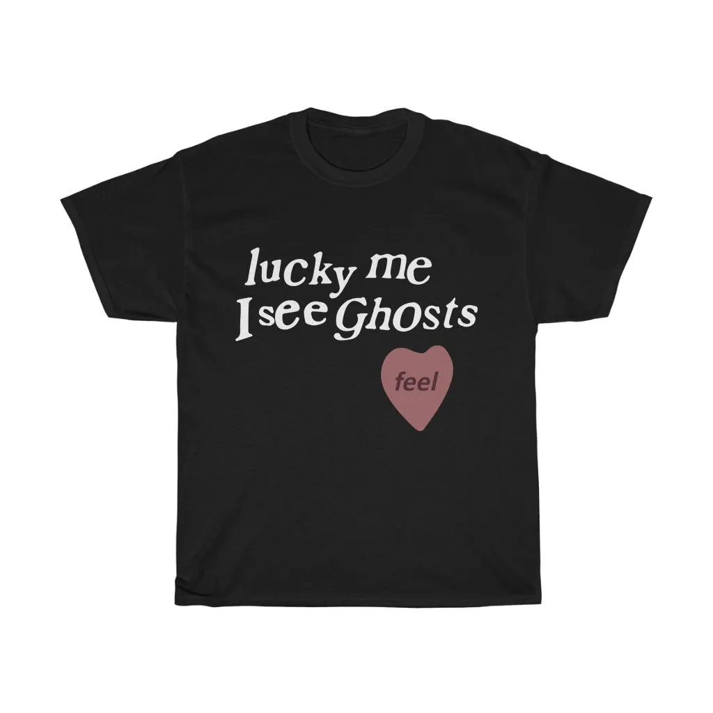 Kids See Ghosts T shirt, Lucky Me I See Ghosts - Kanye West / Kid Cudi Merch Inspired