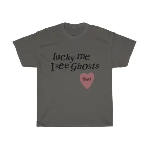 Kids See Ghosts T shirt, Lucky Me I See Ghosts - Kanye West / Kid Cudi Merch Inspired